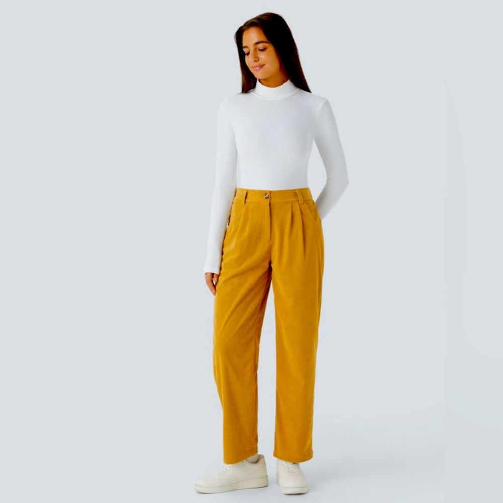 Mustard Corduroy Pants